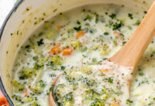 Soupe crémeuse de brocoli : le bonheur est dans le bol