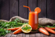 Jus carotte, orange, citron et gingembre à l’extracteur : la recette vitaminée